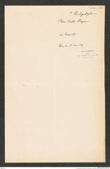 k.k. naturhistorisches Hofmuseum, Intendanzakten 1885-1896 (Hauer), Aktenzahl Z.240.a/1887, Seite 2